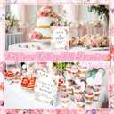 Yookeer 6 Pcs Wildflowers Wedding Table Decor Spring Floral Bridal Shower Thank You Centerpieces Party Supplies with Stand Take One Sign for Food Drinks Favors Sweet Cards Gifts Guest Book Signs 8x10"