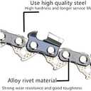 10 Inch 40 Drive Links Chainsaw Chain for Echo CS-271 CS280 CS290 CS300 CS3000, for Sun Joe SWJ803E SWJ807E (10"-.050"-3/8"-40 DL)