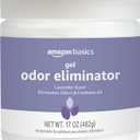Amazon Basics Gel Odor Eliminator, Activated Charcoal, Lavender Scent, 17 Oz, 1-Pack