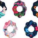 25pcs Waterproof Adhesive Patches for Libre 3 Sensor, Sweatproof CGM Monitor Sticker Covers Breathable Secure Sensor Covers for Libre 3 Accessories (Flower Designs)