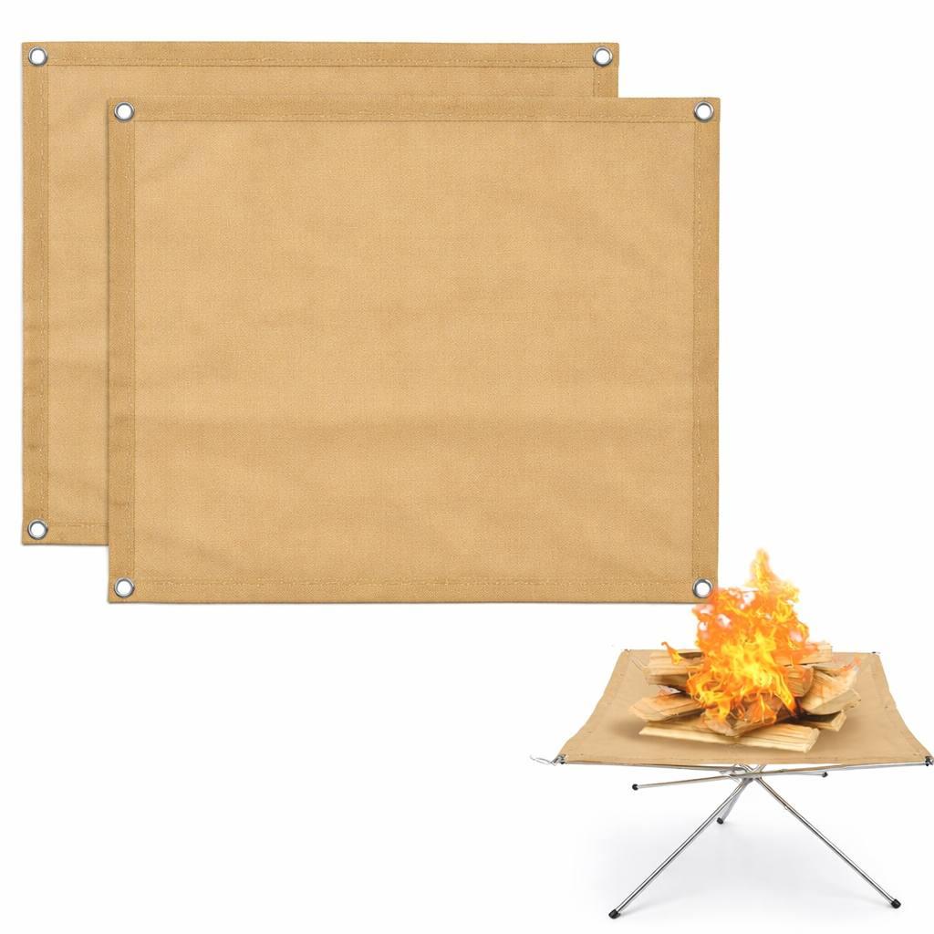 22inch Fire Pit Mesh, Replacement Fire Mesh for Portable Fire Pit, for The Same 22-inch Product on The Market Two Meshes