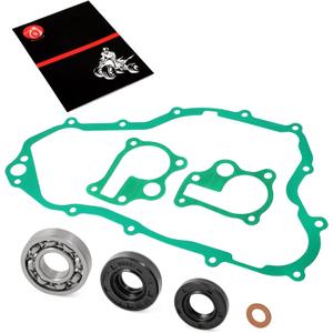 Water Pump Rebuild Kit Gaskets Seals BEARING Compatible With Honda CR250 CR250R 1992-2001