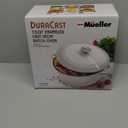 MELLERHOME 7.5 QT Enameled Cast Iron Dutch Oven, Heavy-Duty Casserole Dish and Braiser Pan with Lid and Stainless Knob, Safe for All Cooktops, Oyster White (7.5 Quart)