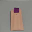 5PCS Nail Art Brushes Set with Pink Leather CaseMetallic Material Various Size Light WeightNail Brush Nail Brushes for Nail ArtSize5mm,8mm,12mm,20mm,25mm, Purple