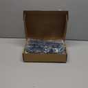 Hotop 18pc Christmas Village Accessories 47.2 Inch Village Roads Mini Snowy Trees Streets Light Lamppost Hedge Figurines Set for Display Winter Holiday Decorations DIY Crafts No Batteries(Cute)