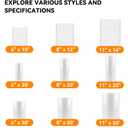 [2024 New] 6 Pack 8" x 20' and 11" x 20', Vacuum Sealer Rolls Bags for Food, Great for Food Storage, Sous Vide and Meal Prep, Wevac Lite