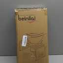 Beinilai Foldable Toilet Stool,7 Inches Poop Stool for Bathroom,Bamboo Toilet Stool Squat Adult,Potty Stool with Anti-Slip Strip