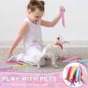 Libima 100 Pcs Stretchy String Fidget Toys Unicorn Sensory Stretchy Strings Animal Sensory Toys Bulk for Adult Stress Anxiety Relieve Relaxing Party Favors(Unicorn)