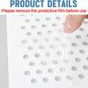 DoubleFill 2 Pack 2' x 2' Plastic Perforated Tiles with 1/2" Holes 24" x 24" White Drop Ceiling Tiles Plastic Ceiling Grid Covers