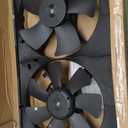 A-Premium Engine Radiator Cooling Fan Assembly Compatible with Select Mitsubishi Models - Outlander 2008-2013, L4 2.4L - with Air Conditioning, Replace# 1355A140, MR312899