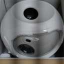 uahpet Automatic Ball Launcher for Dogs with Obstacle Detection, 20ft-80ft Adjustable Distances Ball Thrower Launcher for Medium & Large Dogs, with 4 Balls (2.5 inches)