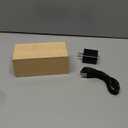 Digital Alarm Clock, with Wooden Electronic LED Time Display, 3 Alarm Settings, Humidity & Temperature Detect, Wood Made Electric Clocks for Bedroom, Bedside (Yellow-Wireless)