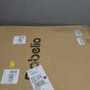 Babelio 36" H Removable Baby Gate for Stairs No Bottom Bar, 29-43" W, White