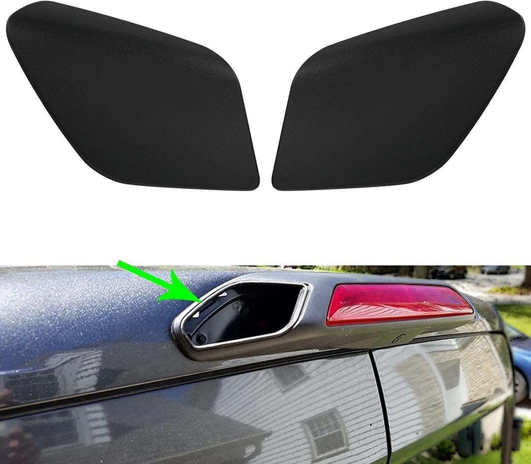 Pair Third Brake Light Cover Replacement for Ford Transit T150 T250 T350 2018 2019 2020, High Mount Stop Light Rear Tail Lamp Trim LH & RH