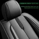 Fit Trailblazer Car Seat Covers(5 Seats)for Select Chevrolet/Chevy Trailblazer 2021-2026-Full Coverage Leather,Airbag Compatible, Waterproof & All Weather Seat Cushion Protector,Full Set Black