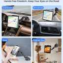 PLDHPRO Tablet Car Mount for Dashboard & Windshield, Heavy Duty iPad Holder for Truck, 360 Adjustable Suction Cup Stand Fits 5.115.6 Tablets & Phones, Stable for GPS & Road Trips