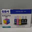 SB4 Compatible Ink Refill Bottles Sublimation Ink 520ml. (Pack of 5) (EXP: 09/24/2026)