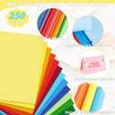 Oleitodh 50 Colors Large Poster Board 250GSM Thick Cardstock 50 Sheets, 22 x 28 Inch Colored Poster Paper for School Projects, Vision Boards, Signage, Art Crafts & Event Displays