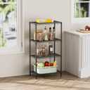 4 Metal Shelves Wire Shelving Storage Shelf Adjustable Unit Pantry, 4 Tier 14"Dx24"Wx48"H