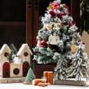 Vitalizart Terracotta Velvet Ribbon Set 3/8" x 15 Yd Fall Ribbon Fabric Trim 3 Rolls * 5 Yd for Christmas Wreath Decoration Handmade Craft Ornaments Gift Wrapping & Bow Making