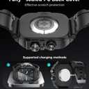 Goton IP68 Waterproof Rugged Band for Apple Watch 46mm/45mm/44mm with Case build-in Screen Protector Heavy Duty Sport Strap Compatible with iWatch Series 11/10/9/8/7/6/5/4/SE