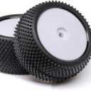 Losi Big Shot Rear Mounted Tires White 2 Mini B LOS41051