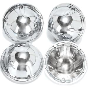 4Pcs 3in / 77mm Car Wheel Center Caps for C10695 LG1011-16 57492085F-1 C524101-CAP Chrome Outer 3 in, Inner 2.58 in Snap-On Hub Caps