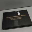 Red Light Therapy for Face and Neck, 8 Colors LED Face Mask Light Therapy with 850NM Near Infrared, 3000 mAh Rechargeable 6-In-1 Red Light Therapy Mask Set Skin Care Device for Skin Rejuvenation (Black)