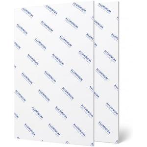 6061 Aluminum Sheet, 8 x 12 Inch (203 x 305 mm), 6mm Thick, 1 PC | Solid Metal Plate with Removable Protective Film for Cutting, CNC Machining, Engraving and Sheet Metal Projects