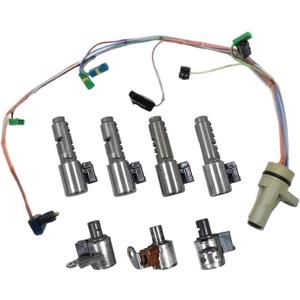1set 5 Speed Transmission Solenoids Valve Kit U150 U151 U151E Transmission Solenoid Kit with Harness Replacement for Alphard Camry Corolla Highlander RAV4 ES250 ES300 Pontiac Vibe GT