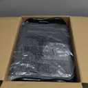 Pipishell 4 Tier Mesh Utility Cart, Rolling Metal Organization Cart with Handle and Lockable Wheels, Multifunctional Storage Shelves for Kitchen Living Room Office White, PIUC12B (Black)