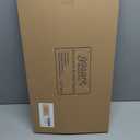 GASAR, Extra Thick, Cork Board for Walls, Bulletin Board, Pinboard, Decorative, Solid Frame, Install Horizontal or Vertical, for Home and Office, Push Pins Included, 23 x 13 Inches, Black