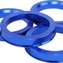 57.1 to 73.1 Hub Centric Rings (Pack of 4) Aluminium Alloy Wheel Center Rings Hubrings 73.1 to 57.1 ID=57.1mm OD=73.1mm (Blue)