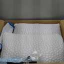 QUTOOL Cooling Pillow for Sleeping, CertiPUR-US Shredded Memory Foam Queen Pillows Set of 2, Cool Pillow for Hot Sleepers Adjustable Firm Pillow for Side, Back, Stomach Sleepers Soft Yet Support,White