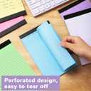 Thboxes 12 Packs Legal Pads 5x8, Totally 360 Sheets Colored Legal Pads 5x8 College Ruled Writing Pads Small Note Pads 30 Sheets/Pad Tablets Lined Notepad for School, Office, To-Do Lists