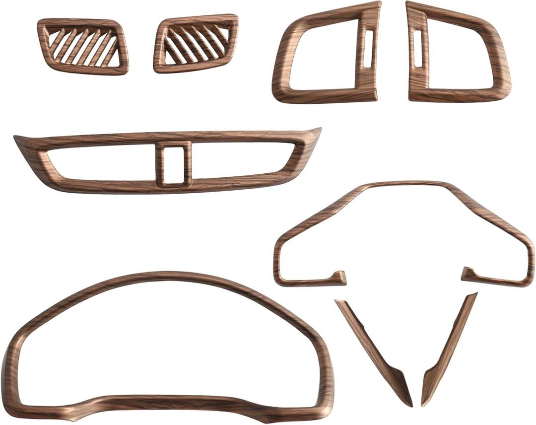 Interior Trim Kit for Honda CR-V 2017-2022 Wood Grain Pattern 9Pcs