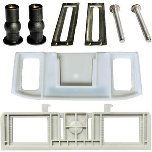 Fixing Plate with Rubber Expansion Bolts, Adjustment Sheets, Screws