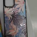 Compatible for iPhone 12 Case Cute Aesthetic - Durable Fashion Funny Phone Case - Girly Palm Tree Pattern Print Cover Design for iPhone 12 6.1" Black