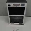 Home Dehumidifier with Drain Hose, (950 sq.ft) 95oz Quiet dehumidifier for Bedroom Bathroom, with Air Reusable Filter Indoor deshumidificador for Basement RV Closet (White&Black)