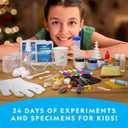 NATIONAL GEOGRAPHIC Science Kit & Rock Collection Advent Calendar 2025  Jumbo Advent Calendar with 24 Days of Science Experiments, Gemstones & More for Kids, STEM Projects for Kids Ages 8-12