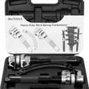 BILITOOLS 2-Piece Coil Spring Compressor Tool Heavy Duty Macpherson Strut Spring Compression Set with Safety Jaws and Holder, Max Load.2645LB
