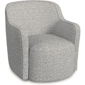 Spatial Order Upholstered 360 Barrel Back Swivel Chair | Accent Chairs for Living Room & Bedroom | Decorative Home Furniture