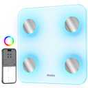 Alcedo Smart Body Fat Scale, Digital Scale with BMI, Fat Percentage, Muscle Mass, Color-Changing with Weight Variation, 400 lb, Bluetooth