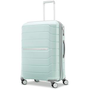 Samsonite Freeform Hardside Expandable with Double Spinner Wheels, Mint Green, Checked-Medium 24-Inch