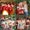 Zeyune 72 Pcs Christmas Iron on Patches Embroidery Iron on Hat Patches Santa Claus Xmas Tree Cane Candy Gingerbread Sew on Applique for Clothes Hats Socks Jeans Backpacks(Cute,Red, Green)