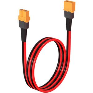 12AWG 2FT XT60 Extension Cable 2 6 10 20 35 50 75 100FT XT60 Female to Male Connector for RC Battery Portable Power Station Solar Panel(2FT)