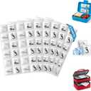 Ice Packs for Lunch Boxes, 6 Sheets Cut-to-Size Flexible Ice Sheets, Thin Reusable Freezer Packs for Coolers, No-Leak Flat Cold Blocks for Work Meal Prep & Picnic