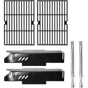 Grill Grates Kits for Dyna Glo Grill Replacement Parts 2 Burner, Dynaglo DGF350CSP, DGF350CSP-D, Heat Tent Plates, Burner Tubes and Cooking Grates for Dyna Glo 2 Burner Gas Grill Replacement Parts.
