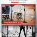 IFOOTAGE RB-A400 Round Base Light Stand Monopod, 79" Tripod Monopod for Cameras, Lights, Webcam, Live Streaming, Vlogging, Payload 22LBS(2 Pack)