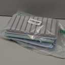 LessMo 3 PCS Ice Cube Tray, Long Ice Stick Tray Silicone with Lid, Rectangular Narrow Stick, Reusable, Flexible, Easy Release, for Small Mouth Sport Bottles, Juice Bottles, Cocktail Parties (Blue+Green+Gray)